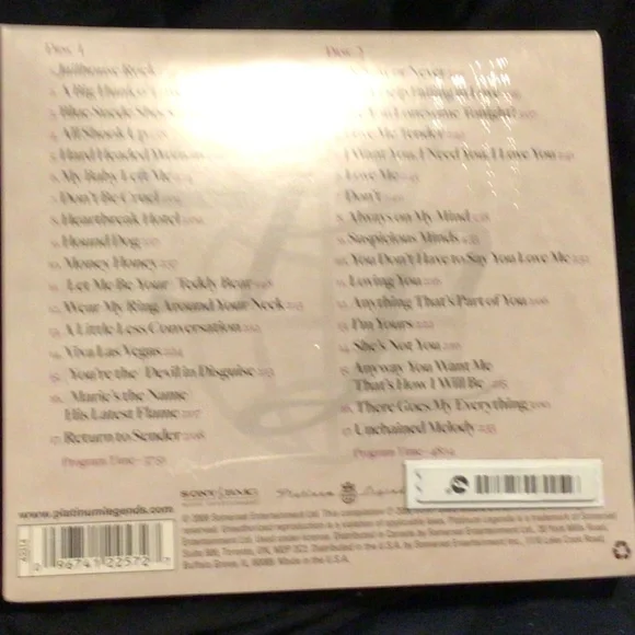 NWOT Elvis CD - Picture 2 of 2